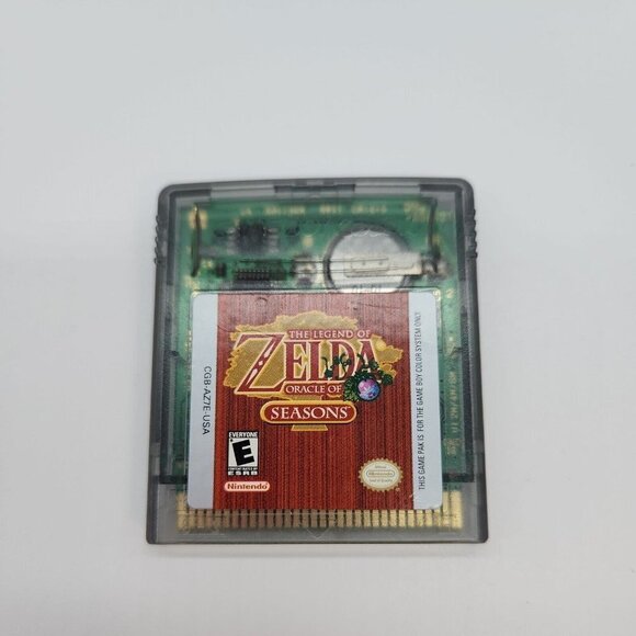 Legend of Zelda: Oracle of Seasons (Nintendo Game Boy Color, 2001) Authentic - Picture 1 of 3